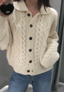 Jane Cable Cardigan (3color)